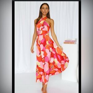 Vibrant Floral Dress